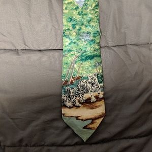 Engangered Species Tie - White Tiger Cubs Edition